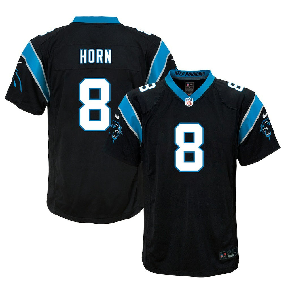 NFL Jaycee Horn Carolina Panthers Youth Game Jersey - Black