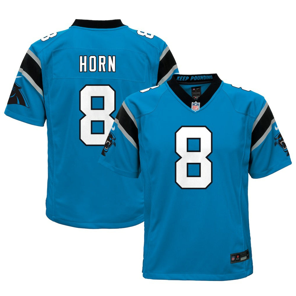 NFL Jaycee Horn Carolina Panthers Youth Game Jersey - Blue