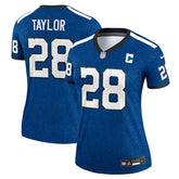 Jonathan Taylor Indianapolis Colts Women's Alternate Legend Player Performance Top Royal