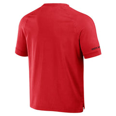 Kansas City Chiefs NFL x Darius Rucker Collection Washed Raglan Henley T-Shirt Red