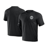Las Vegas Raiders NFL x Darius Rucker Collection Washed Raglan Henley T-Shirt Black
