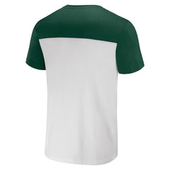 Green Bay Packers NFL x Darius Rucker Collection Colorblocked T-Shirt White/Green
