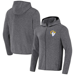 Los Angeles Rams NFL x Darius Rucker Collection Fleece Pullover Hoodie Gray