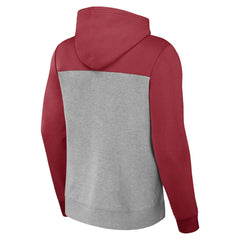 Arizona Cardinals NFL x Darius Rucker Collection Color Blocked Pullover Hoodie Heather Gray
