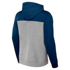Chicago Bears NFL x Darius Rucker Collection Color Blocked Pullover Hoodie Heather Gray