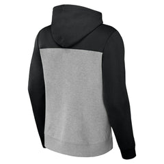 Las Vegas Raiders NFL x Darius Rucker Collection Color Blocked Pullover Hoodie Heather Gray