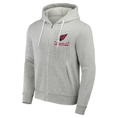 Arizona Cardinals NFL x Darius Rucker Collection Domestic Full-Zip Hoodie Heather Gray