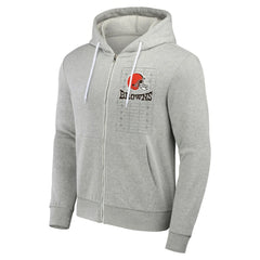 Cleveland Browns NFL x Darius Rucker Collection Domestic Full-Zip Hoodie Heather Gray
