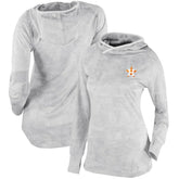 Houston Astros Columbia Women's Omni-Wick Sunday Ball Pullover Hoodie - White Hoodies