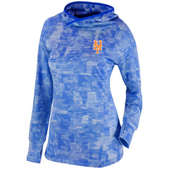 New York Mets Columbia Women's Omni-Wick Sunday Ball Pullover Hoodie - Royal Hoodies