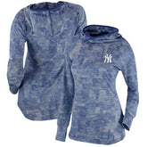 New York Yankees Columbia Women's Omni-Wick Sunday Ball Pullover Hoodie - Navy Hoodies
