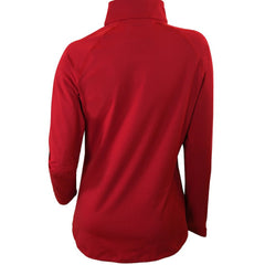 Chicago Cubs Columbia Women's Omni-Wick Outward Nine Quarter-Zip Pullover Top - Red Pullover