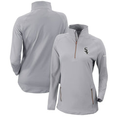 Chicago White Sox Columbia Women's Omni-Wick Outward Nine Quarter-Zip Pullover Top - Gray Pullover