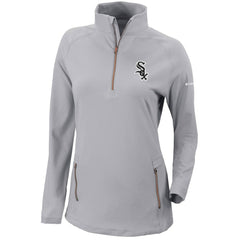 Chicago White Sox Columbia Women's Omni-Wick Outward Nine Quarter-Zip Pullover Top - Gray Pullover