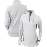 Houston Astros Columbia Women's Omni-Wick Outward Nine Quarter-Zip Pullover Top - White Pullover