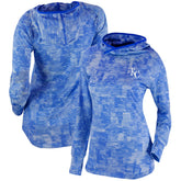 Kansas City Royals Columbia Women's Omni-Wick Sunday Ball Pullover Hoodie - Royal Hoodies