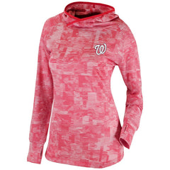 Washington Nationals Columbia Women's Omni-Wick Sunday Ball Pullover Hoodie - Red Hoodies