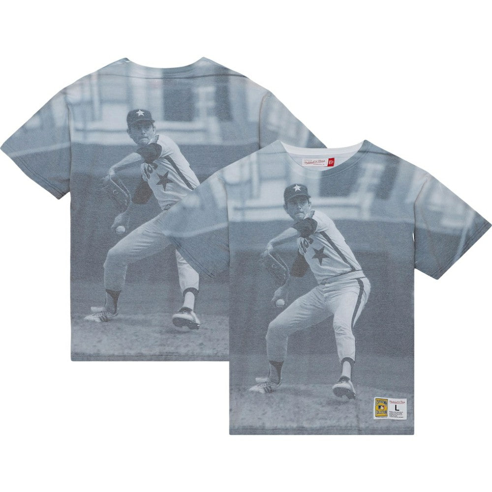Nolan Ryan Houston Astros Mitchell & Ness Cooperstown Collection Highlight Sublimated Player Graphic T-Shirt T-shirts