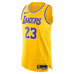 NBA LeBron James Los Angeles Lakers Authentic Jersey - Icon Edition - Gold