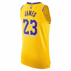 NBA LeBron James Los Angeles Lakers Authentic Jersey - Icon Edition - Gold