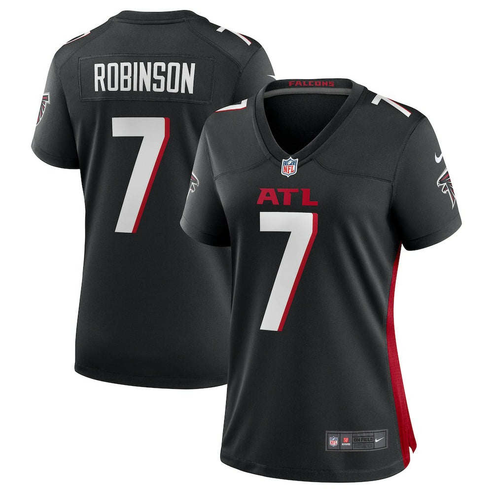 NFL Bijan Robinson Atlanta Falcons Women's Player Jersey - Black