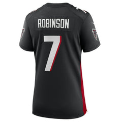 NFL Bijan Robinson Atlanta Falcons Women's Player Jersey - Black