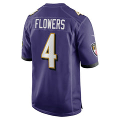 NFL Zay Flowers Baltimore Ravens Game Jersey - Purple
