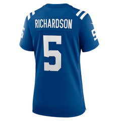 NFL Anthony Richardson Sr. Indianapolis Colts Women's Team Game Jersey - Royal