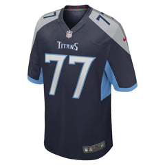 NFL Peter Skoronski Tennessee Titans Game Jersey - Navy