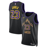 LeBron James Los Angeles Lakers Unisex 2025/26 Swingman Jersey Black City Edition