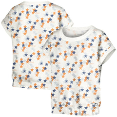 Houston Astros Lusso Women's Madge Dolman Tri-Blend T-Shirt - White T-shirts