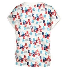 St. Louis Cardinals Lusso Women's Madge Dolman Tri-Blend T-Shirt - White T-shirts