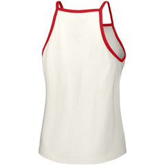 St. Louis Cardinals Lusso Women's Nadine Halter Tank Top - White Tanks