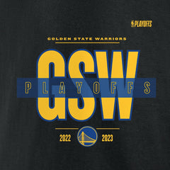 Golden State Warriors 2023 NBA Playoffs Jump Ball T-Shirt Black