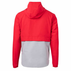 Boston Red Sox Cutter & Buck Charter Eco Recycled Half-Zip Anorak Jacket - Red/Gray Jackets
