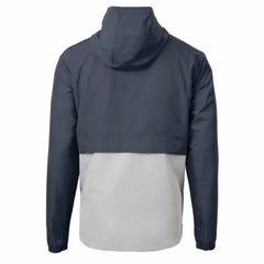 Cleveland Guardians Cutter & Buck Charter Eco Recycled Half-Zip Anorak Jacket - Navy/Gray Jackets