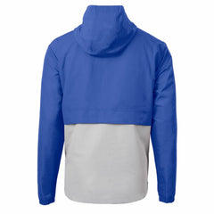New York Mets Cutter & Buck Charter Eco Recycled Half-Zip Anorak Jacket - Royal/Gray Jackets