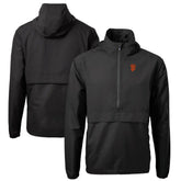 San Francisco Giants Cutter & Buck Charter Eco Recycled Half-Zip Anorak Jacket - Black Jackets