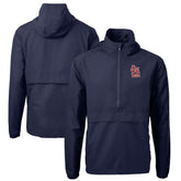 St. Louis Cardinals Cutter & Buck Charter Eco Recycled Half-Zip Anorak Jacket - Navy Jackets