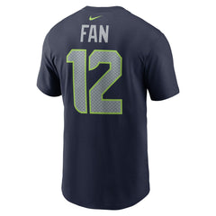 12s Seattle Seahawks Name & Number T-Shirt College Navy