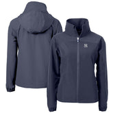 New York Yankees Cutter & Buck Women's Charter Eco Recycled Full-Zip Jacket - Navy Jackets