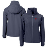 Philadelphia Phillies Cutter & Buck Women's Charter Eco Recycled Full-Zip Jacket - Navy Jackets
