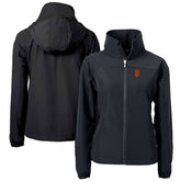 San Francisco Giants Cutter & Buck Women's Charter Eco Recycled Full-Zip Jacket - Black Jackets