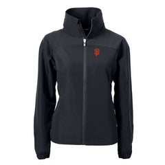 San Francisco Giants Cutter & Buck Women's Charter Eco Recycled Full-Zip Jacket - Black Jackets