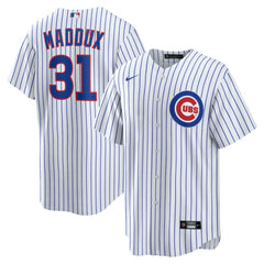 MLB Greg Maddux Chicago Cubs Nike Home Retired Player Replica Jersey - White