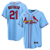 MLB Lars Nootbaar St. Louis Cardinals Nike Alternate Replica Jersey - Light Blue
