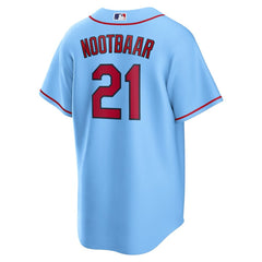 MLB Lars Nootbaar St. Louis Cardinals Nike Alternate Replica Jersey - Light Blue