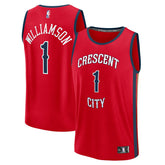 NBA Zion Williamson New Orleans Pelicans Fast Break Replica Jersey - Statement Edition - Red