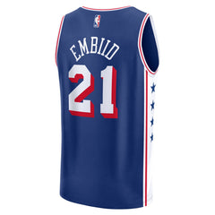 NBA Joel Embiid Philadelphia 76ers Fast Break Replica Jersey - Icon Edition - Royal
