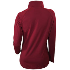 Cleveland Cavaliers Women's Omni-Wick Outward Nine Quarter-Zip Pullover Top Burgundy